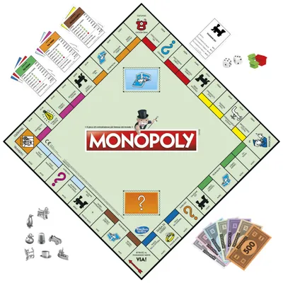 Produktbild von Monopoly , Brettspiel, Wirtschaftliche Simulation, 8 Jahr(e), Familienspiel