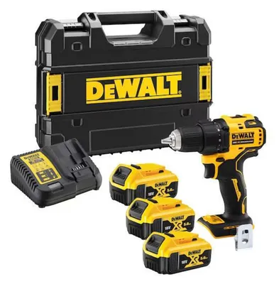 DEWALT Akkuschrauber 18V DCD708P3T 65Nm 3x5,0Ah TSTAK