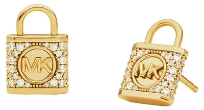 Produktbild von Michael Kors MKC1628AN710 Damen Ohrstecker Schloss Silber 925 Gold