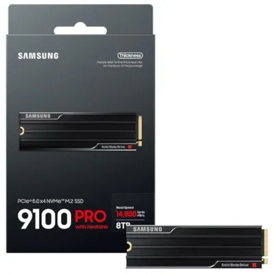 Imagen del producto de Samsung 9100 PRO HS SSD 8TB PCIe 5.0 14800 MB-s