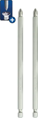 Produktbild von Schraubendreher Bits Phillips PH2x150mm, 2St. Blisterkarte