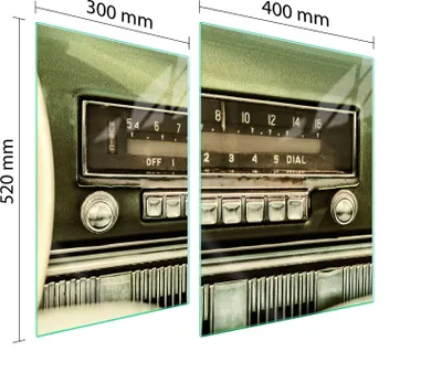 Produktbild von Glasschutzplatte Für Herd 70X52 Radio