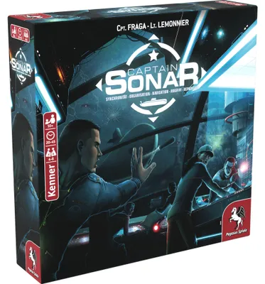 Produktbild von Pegasus Captain Sonar, Brettspiel, Detektiv, 10 Jahr(e), 20 min, 45 min