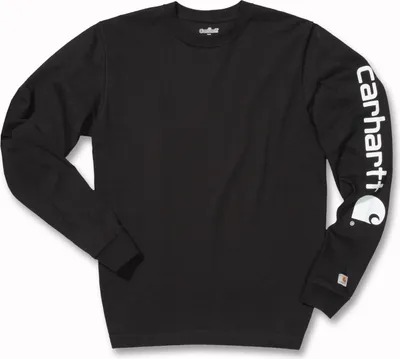 Obrázok produktu pre CARHARTT Oblečenie Tričko s dlhým rukávom čierne Veľkosť