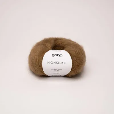 Zdjęcie produktu dla Włóczka Gabo Wool Mohsilko 4134 / jasny brąz