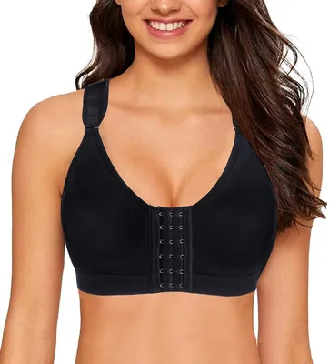 Immagine prodotto di Reggiseno sportivo post-operatorio senza ferretto, con chiusura frontale e design a schiena scoperta