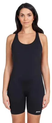 Image de Zoggs Cottesloe Legsuit Dos ouvert Maillot de bain de compétition Noir 40 Femme Noir 40