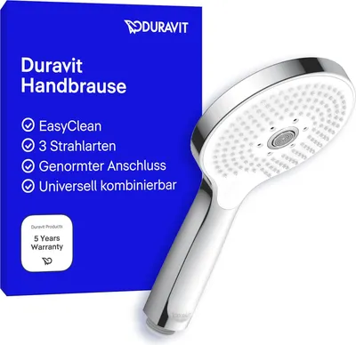 Immagine prodotto di Douchette à main Duravit 3jet Click ! 120, UV0650017010, UV0650017010