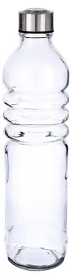 Imagen del producto de Botella de vidrio, 1,25 litros, de tamaño mediano, para la cocina