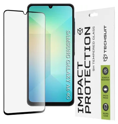 Obrázek produktu pro Techsuit Full Cover Ochrana displeje proti nárazu pro Samsung Galaxy A06 - Black