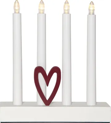 Produktbild von Star Trading 139-06, Leichte Dekorationsfigur, Weiß, IP20, 4 Glühbirne(n), LED, 0,09 W