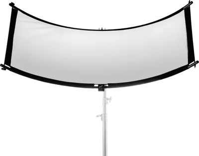 Produktbild von Walimex pro 3in1 Reflektor Halfpipe konkav 150 x 60 cm, silberfarben/weiß/goldfarben, Beauty & Fashion Lichtformer