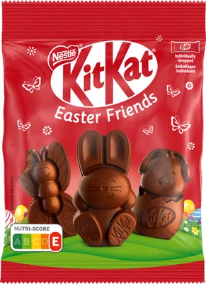 Obrázek produktu pro KitKat Easter Friends figurky z mléčné čokolády s náplní 65g