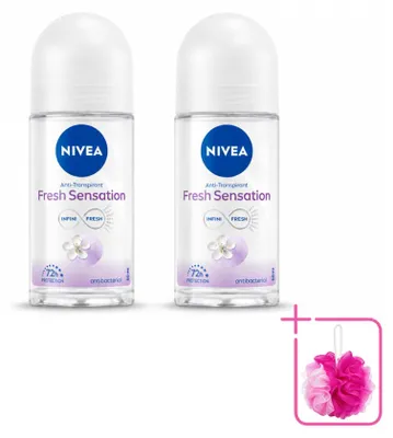 Produktbild von 2 x NIVEA Fresh Sensation Deodorant Roller - 50 ml - Sparpackung - 2 Stücke