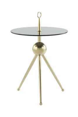 Produktbild von Beistelltisch Janifer 300 Gold / Grau
