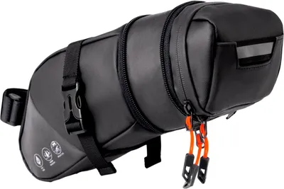 Imagen del producto de Bolsa para bicicleta de carretera, impermeable, de 1,5 a 2 litros, con tiras reflectantes