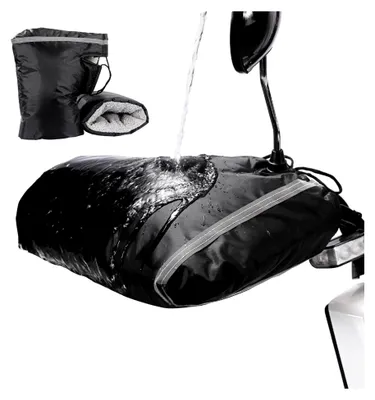 Produktbild von Motorrad-Lenker-Muffs, winddicht, wasserdicht, Motorrad-Lenkerhandschuhe, Winter, dicker Motorrad-Handwärmer, kältebeständige Lenkerhandschuhe, 31,5 x 22,6 cm