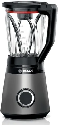 Imagen del producto de Bosch Serie 4 MMB4151S, batidora de encimera, 1,5 litros, con función de pulsación, cable de 1 metro, 1200 W, color , gris y transparente