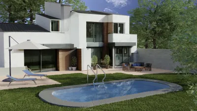 Produktbild von GRE Ovaler Einbaubecken 700 x 320 x 150 cm KPEOV7059M