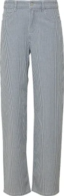 Produktbild von Comma Damen Wide Leg Hose High-Rise elastisch 5-Pocket dezente Waschung Blau Gr. 40