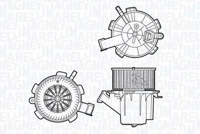 Produktbild von MAGNETI MARELLI 069412706010 Gebläsemotor Innenraumgebläse für SMART FORTWO Coupe (451) FORTWO Cabrio (451)