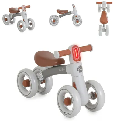 Produktbild von Byox Laufrad RollyBoo 10 Zoll EVA-Reifen Stoßdämpfer Beleuchtung 4 Räder braun