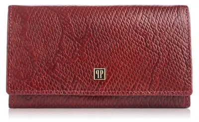 Produktbild von Damenbrieftasche rot Naturleder Paolo Peruzzi T-09-RD