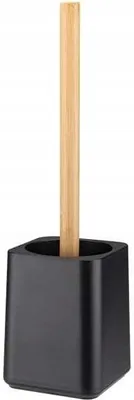 Produktbild von Moreno Freistehende Toilettenbürste Schwarz - Bambusgriff, Zeitloses Design, Leicht Reinigbar