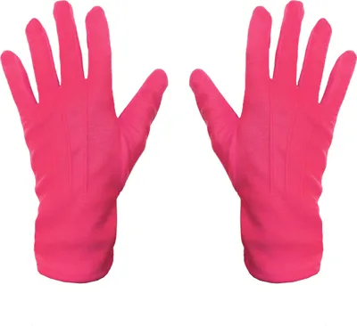 Produktbild von Oblique Unique Handschuhe Herren und Damen Handschuh pink für Fasching Karneval Motto Party Kostüm Accessoire für Halloween