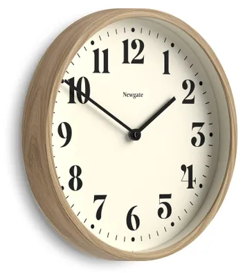 Wanduhr 30 cm rund Kunstholz moderne runde Uhr
