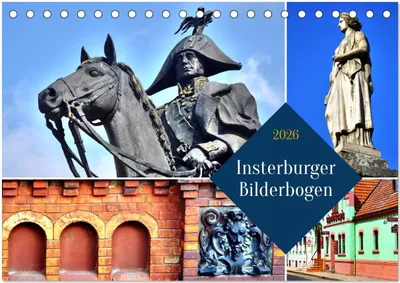 Produktbild von Insterburger Bilderbogen (Tischkalender 2026 DIN A5 quer), CALVENDO Monatskalender