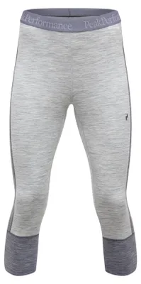 Productafbeelding van PEAK PERFORMANCE Magic 3/4 thermobroek voor dames, basislaag, in de kleur grijs gemêleerd/grijs