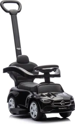 Produktbild von Milly Mally Rutschfahrzeug Schwarzer Mercedes C-Klasse Kinderwagen