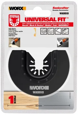 Obrázok produktu pre WORX WA5010, článková čepeľ, Čierna, WORX, 7,8 cm, 1 kusov