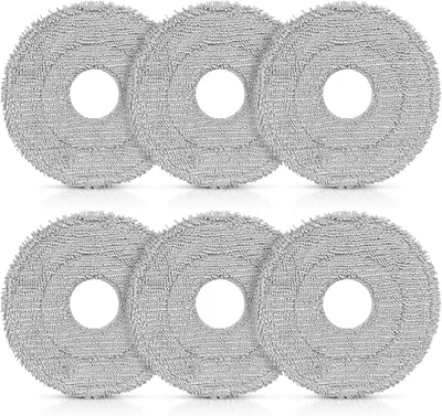 Produktbild von 6 Stück Wischtücher Ersatzteile für Dreame L10s Ultra Gen 2 / Gen 3 / L10s Pro Ultra / X40 / X50 Ultra / X50 Master / L40 Ultra AE / L40 Ultra/Mova E30 Ultra / P50 Pro Ultra Staubsauger Zubehör