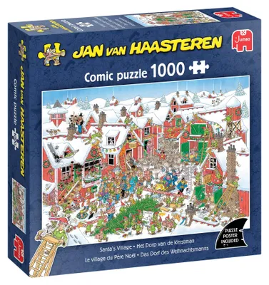 Produktbild von Jan van Haasteren - Das Dorf des Weihnachtsmanns (1000 Teile), 1000 Stück(e), Weihnachten, 15 Jahr(e)