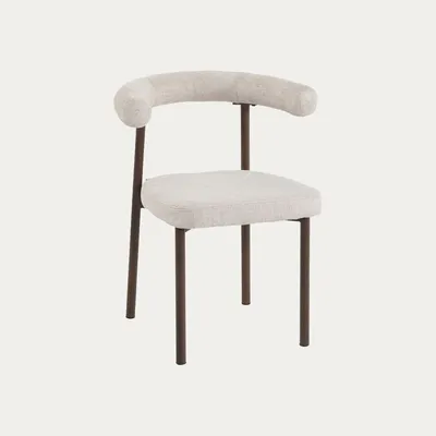 Obrázek produktu pro Židle HOMLA NOVARO, béžová, 53,5 × 61 × 75,5 cm