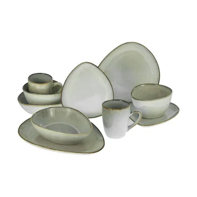 Obrázok produktu pre CreaTable, 23768, Oblačná biela, Kombiservice 10-tlg, Steinzeug
