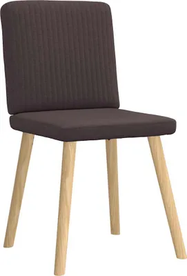 Produktbild von "Winter Sale" Esszimmerstühle 2er-set - Dunkelbraun Stoff - clorisNeu173302 - Esszimmerstühle