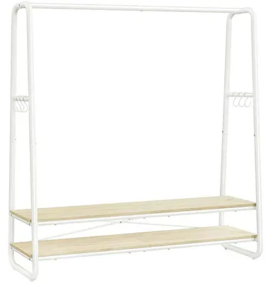 Obrázek produktu pro Věšák na oblečení RGR119W09, 6 háčků, 45 x 138 x 160 cm, bílá
