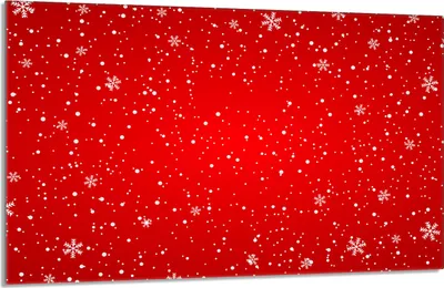 Produktbild von Herdabdeckplatte 80x52cm 1-teilig Glaskeramikkochfeld-Abdeckung Spritzschutz, Feiertage Rot
