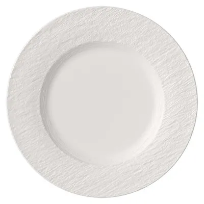 Produktbild von Villeroy & Boch Manufacture Rock blanc Speiseteller-Set 4-teilig