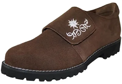 Produktbild von Damen Haferlschuhe Trachtenschuhe für Trachten lederhosen dunkelbraun, Größe:37