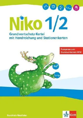 Produktbild von Niko Sprachbuch 1/2. Grundwortschatzkartei, Ausgabe NRW Klasse 1/2