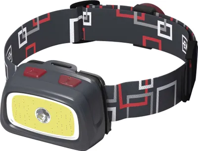 CREE LED + COB LED čelovka P3531, 330 lm, 65 m, 3x AAA