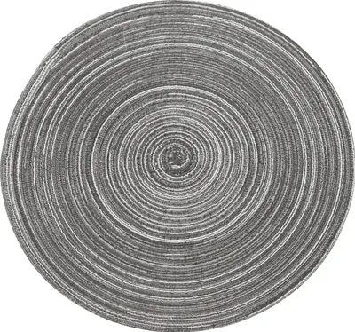 Immagine prodotto di Tovaglietta Krumble rotonda - Tovagliette - Sottobicchieri - Diametro 36 cm - Argento / Grigio