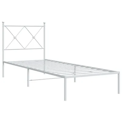 Immagine prodotto di Giroletto senza Materaso con Testiera Metallo Bianco 75x190 cm