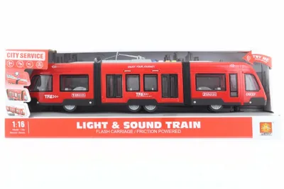 Immagine prodotto di Tram a batteria rosso
