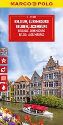 Produktbild von MARCO POLO Reisekarte Belgien, Luxemburg 1:250.000