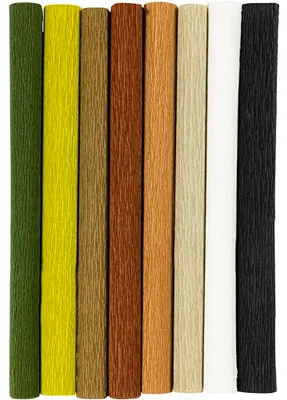 Image de Papier crêpé Naturel - 8pcs.